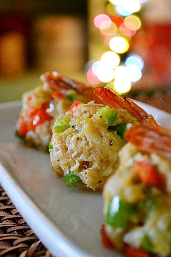 Pic of the day: Crab Cake Stuffed Shrimp, recipe here: foodista.com/recipe/MMGP257… #food #seafood #recipes