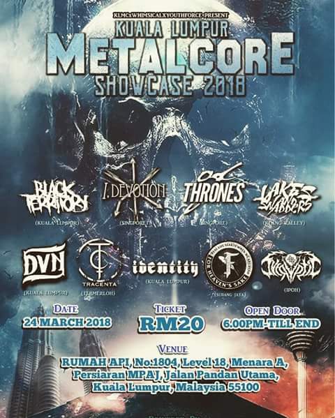 cycrypticult's tweet photo. And on the same date we will be heading to Rumah Api, Ampang for KL Metalcore Showcase. Stoked to share the same stage with all these amazing bands! Even our brodies @IDevotionSG and @thrnsmusic all the way from Singapore will be joining us on that day! See yall there😈 #klmc https://t.co/ef5NnRIq3V