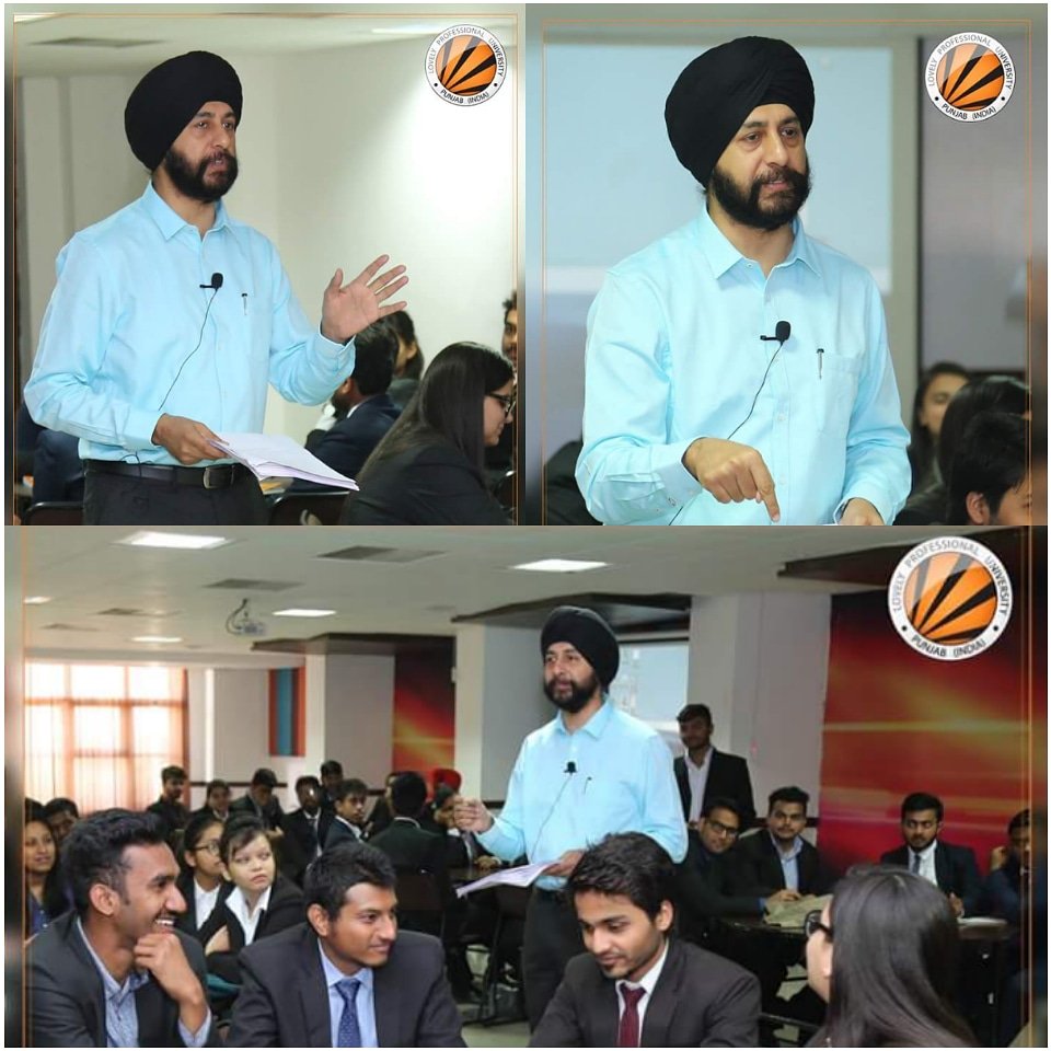 lpuuniversity's tweet photo. #LPU organized a workshop on ‘#Marketing’ for its MBA students. Branch Manager, Steel Authority of India Limited (#SAIL) and a certified lead auditor, Mr. S. S. Dua shared his vision towards marketing and shed light on industry expectations from students.
#MBAAtLPU #ThinkBIG https://t.co/JXUu5dX4cE