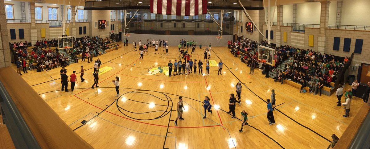 ADack_AP's tweet image. 7th &amp;amp; 8th grade March Madness basketball tournament is underway!