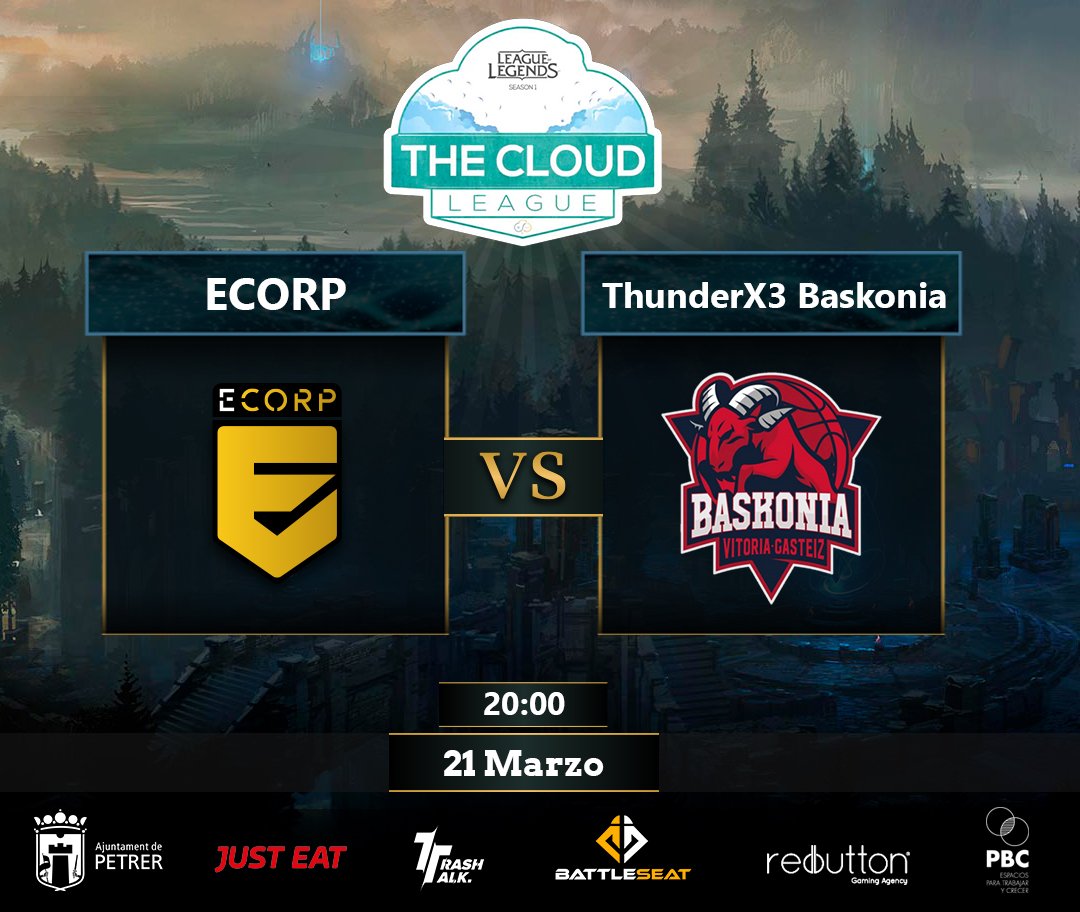 ECORP_ES's tweet photo. [#Miércoles] 📆PLANNING DEPORTIVO 

🎮 #LoL

🔴 8 Jornada 🔴

🏆 @TheCloud_League

🆚 @BKNesports

🕒 20h

#WEMAKETHEWAY💛 https://t.co/yZ0FKLQDyL