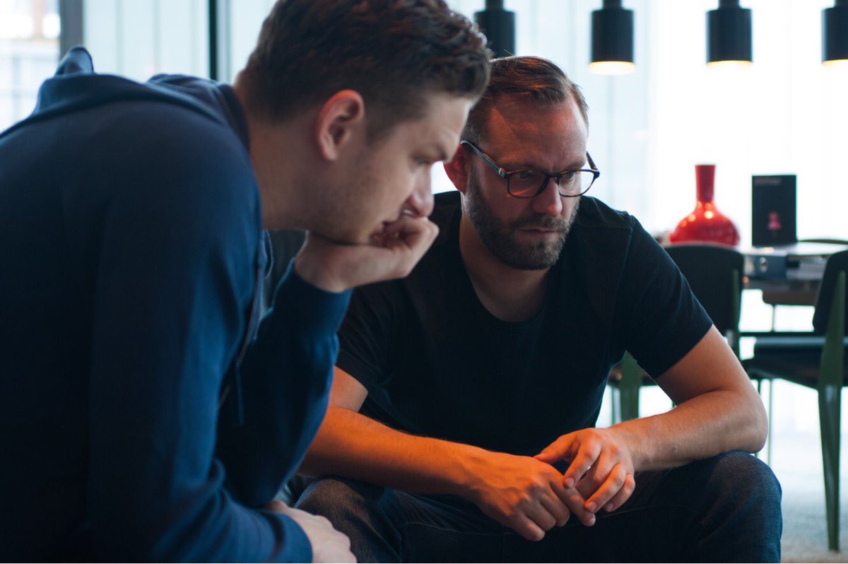 TeeblyHQ's tweet image. Teebly founders @phil_koenig and @kornel prepping for today’s pitch at @CJBSLaunchpad in Cambridge. Come find us after to talk #AI #RegTech and #GDPR ! teebly.co