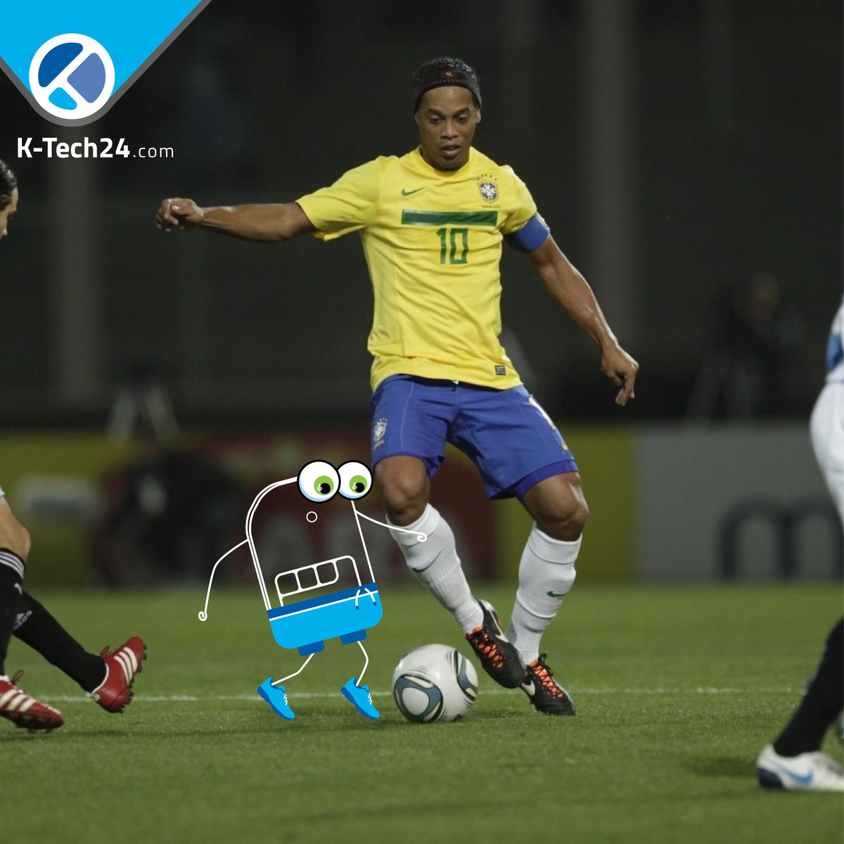 K_Tech24's tweet image. 👤 ”من زیبا نیستم، اما آن‌چه که انجام می‌دهم مانند جادو زیباست!“ — رونالدینیو
.
📆 امروز تولد رونالدینیو، یکی از بهترین بازیکنان تاریخ فوتبال جهان هست. به همین مناسبت، رونالدینیو رو به یه دست فوتبال دعوت کردیم! 😁⚽️
.
🎥 #KTechGraphy
📆 #KTechHistory
.
#KTech24