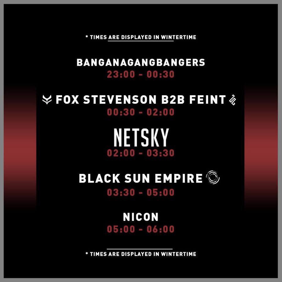 Blessed to play at the sold out Netsky show in our home town this saturday!

Alongside Black Sun Empire, Fox Stevenson, Feint and Nicon!