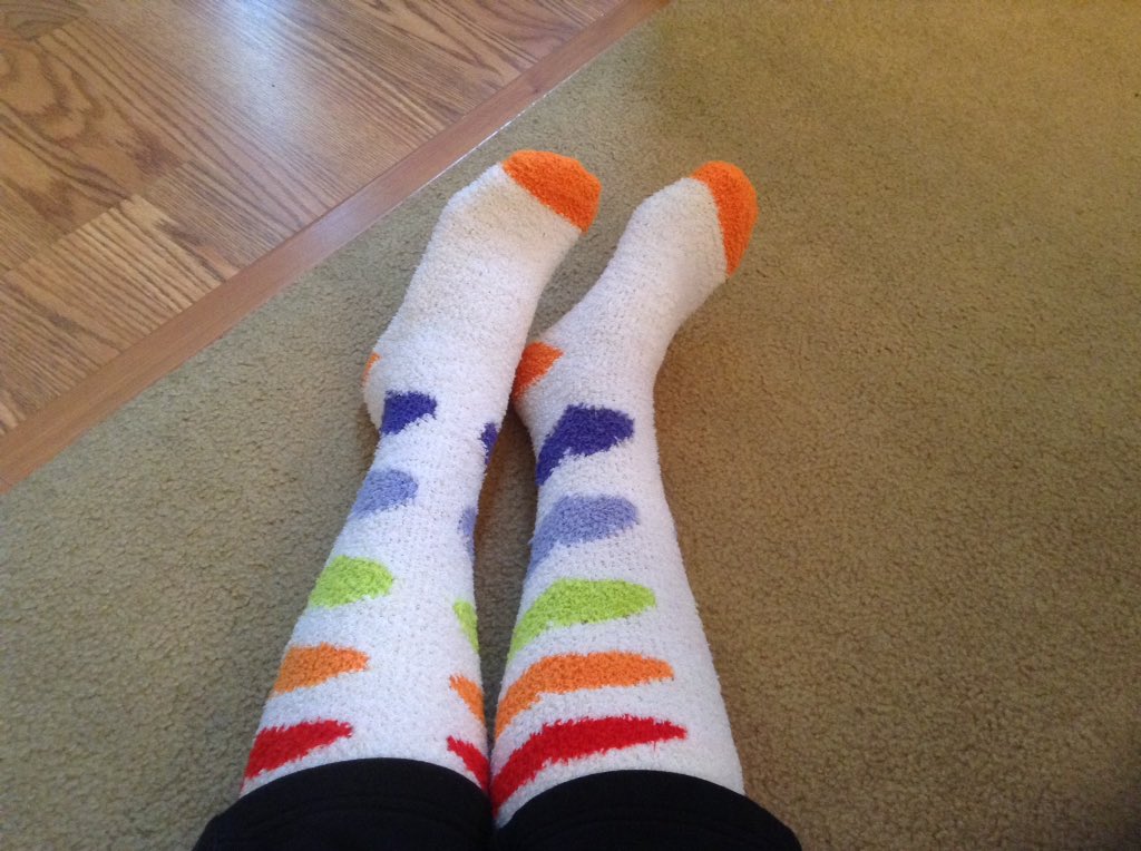 NancyHolub's tweet photo. Today is World Down Syndrome Day. Celebrate with me and show me your crazy socks. #DSAV #worlddownsyndromeday2018 https://t.co/8fMrOW3L1i