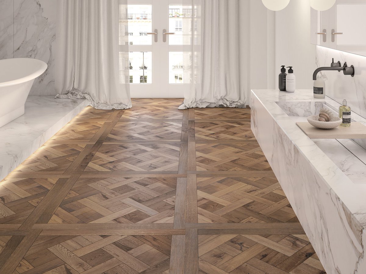 VerdeCeramica's tweet image. The collection of #EuropeanOak, proposes unique pieces, #handmade, one by one by our artisans.  A guarantee for the best possible product quality. All pieces are assembled F/F, thus ensuring greater stability both before and after laying. #2layers #Solidwood @VerdeCeramica