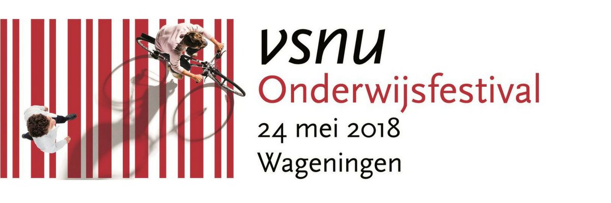 Na het grote succes van de vorige editie organiseert de Vereniging van Universiteiten voor de tweede keer het #Onderwijsfestival! Het festival vindt plaats op donderdag 24 mei 2018 <a href="/WUR/">Wageningen U&R</a>. Meer info + aanmelden: vsnu.nl/onderwijsfesti…