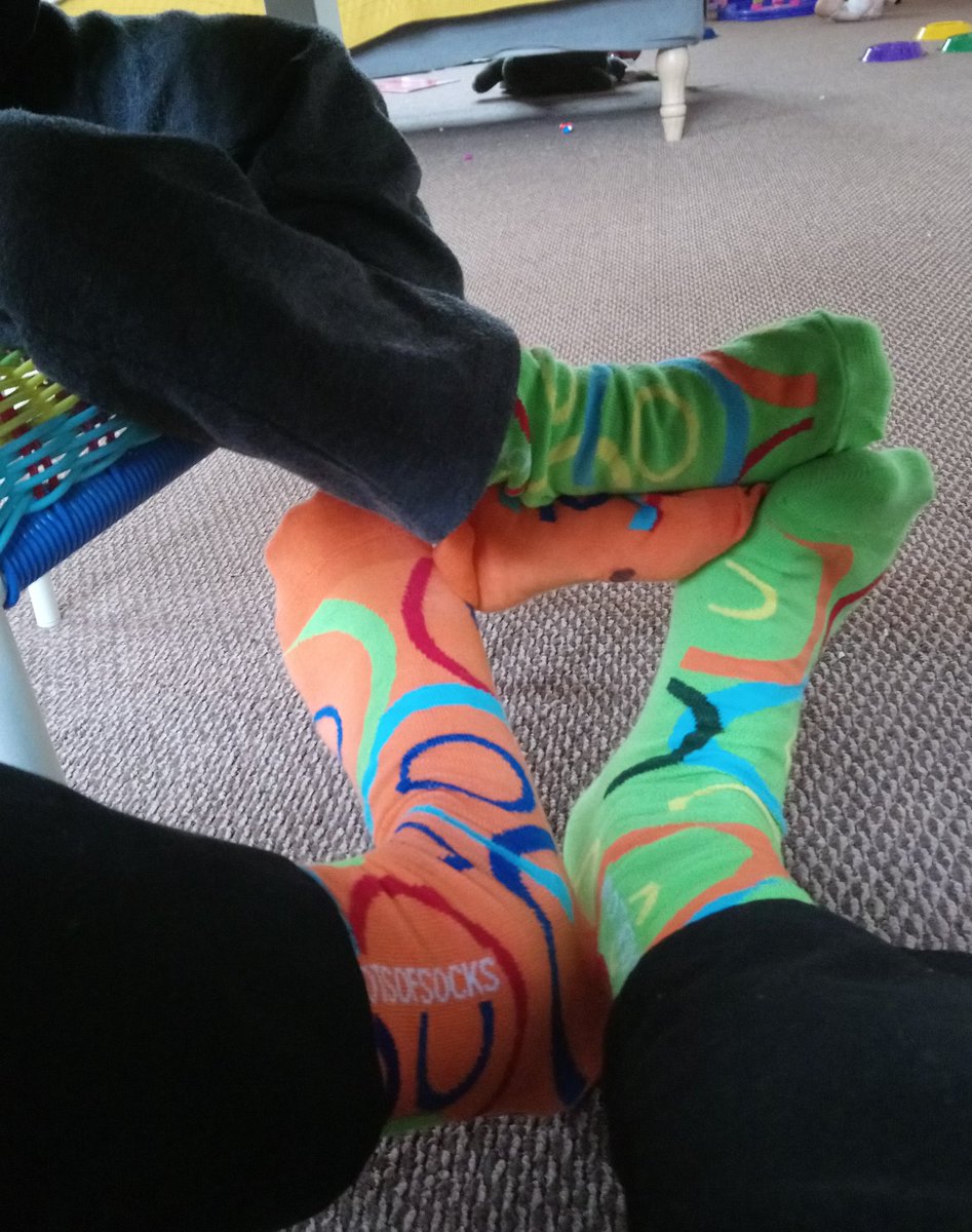 paulchild5's tweet photo. #LotsOfSocks #WorldDownSyndromeDay #WDSD18 #TeamT21 #wouldntchangeathing https://t.co/DCNqlQu74Z