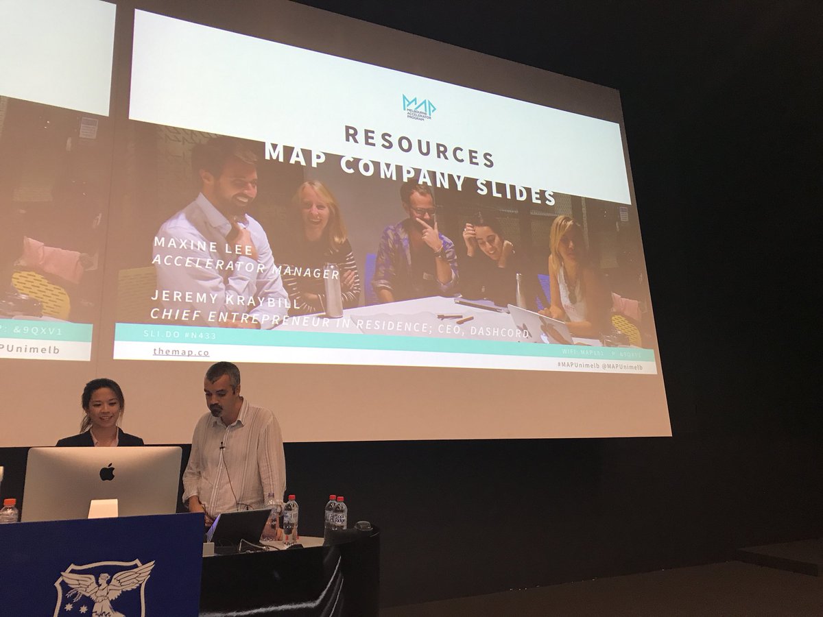 MAPUniMelb's tweet photo. JK’s all time favourite MAP pitch? @cnsdose Maxine’s favourite? @BrosaDesign #greatquestions https://t.co/yJANUE7S7Y #N443 https://t.co/llpJc3VwrO