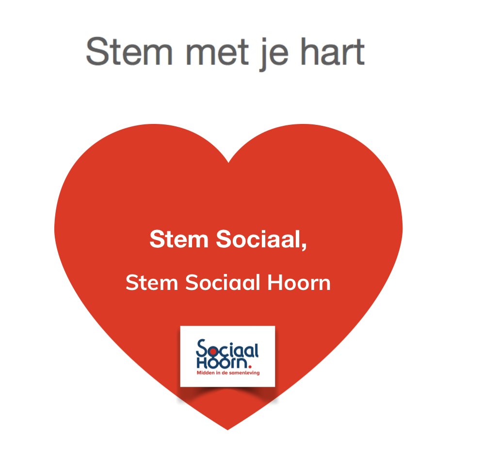 #sociaalhoorn; #middenindesamenleving;#hoorn;#verkiezingen
