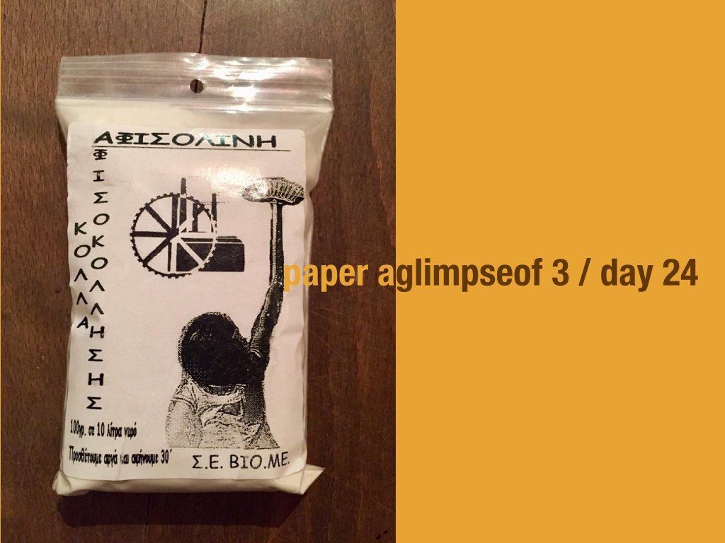 aglimpseof's tweet photo. Items to be found around aglimpseof’s editorial team: biological cleaning products, cups, a beautiful wooden table and Afisolini, glue for adhering posters to walls…

 #aglimpseofnet #aglimpseof #HotAthens #paperaglimpseof #posterglue https://t.co/1uThtIhJsY
