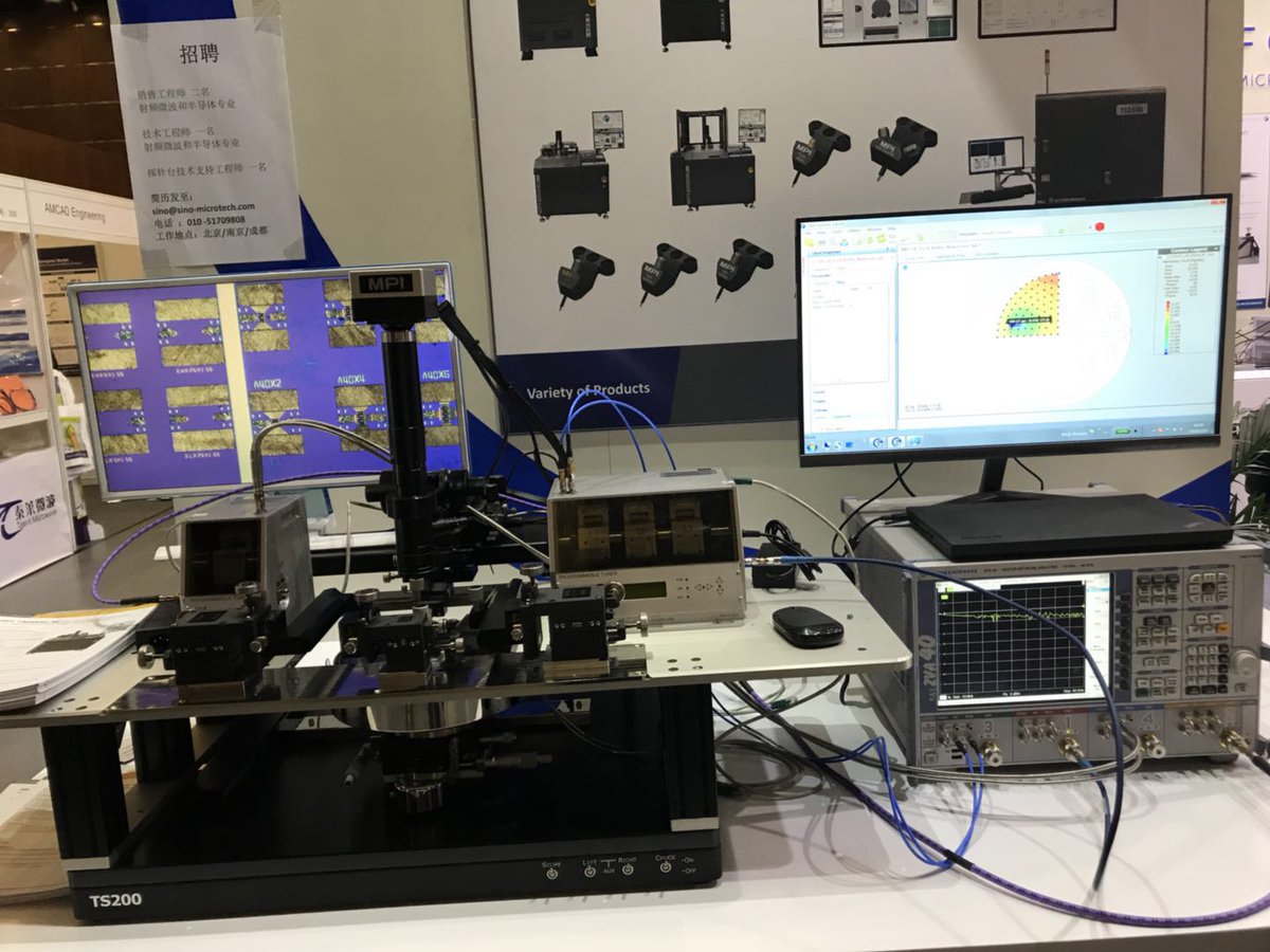 FocusMicrowaves's tweet photo. Hi from the Focus Microwaves' booth at #EDICONChina 2018,
Visit us for live demos of active modulated #loadpull, Pulsed IV, Compact and Behavioral modeling https://t.co/Ltar25Jza5