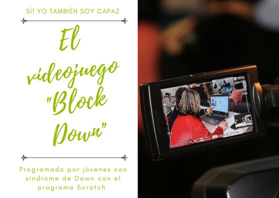 DownMadrid's tweet photo. #DíaMundialSíndromeDown #yotambiénsoycapaz de programar un videjuego, necesitamos reducir la brecha digital para que se nos incluya en la sociedad digital #inclusión @fundacionTef @JovInventores https://t.co/6Ol1KWtRMq