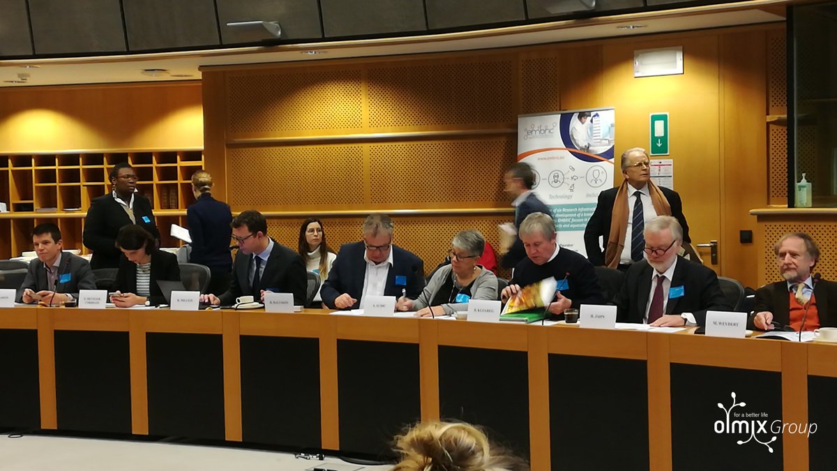 olmixgroup's tweet photo. Mr Hervé Balusson, Olmix Group’s CEO &amp; President, will be delivering a speech on ‘how to overcome investment obstacles in blue technology’ today at the European Parliament in Brussels on the occasion of the #MarineBiotechnology discussion hosted by @EMBRIC_EU and @Searica_ITG. https://t.co/Mqv5DkvP2F