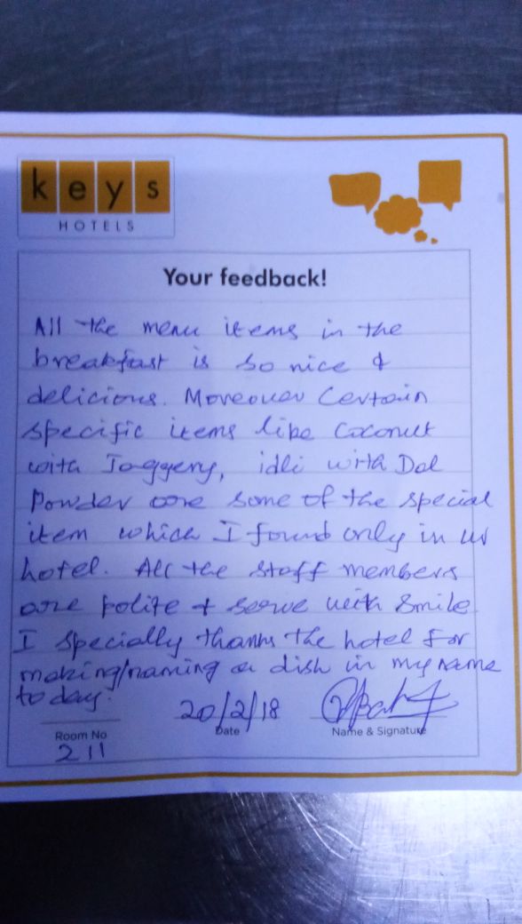 keyshotels's tweet photo. Amazing People, Food and Fun at Keys Select Ronil Resort, #Goa. Our Happiness comes from serving our guests! Thanks for the amazing #feedback
#keyshotels #happyday #yourhappystay #worldhappinessweek #achedin #HappyStays #InternationalDayOfHappiness #KeysSelect #Food #AmazingFood https://t.co/rzd5SObv5H