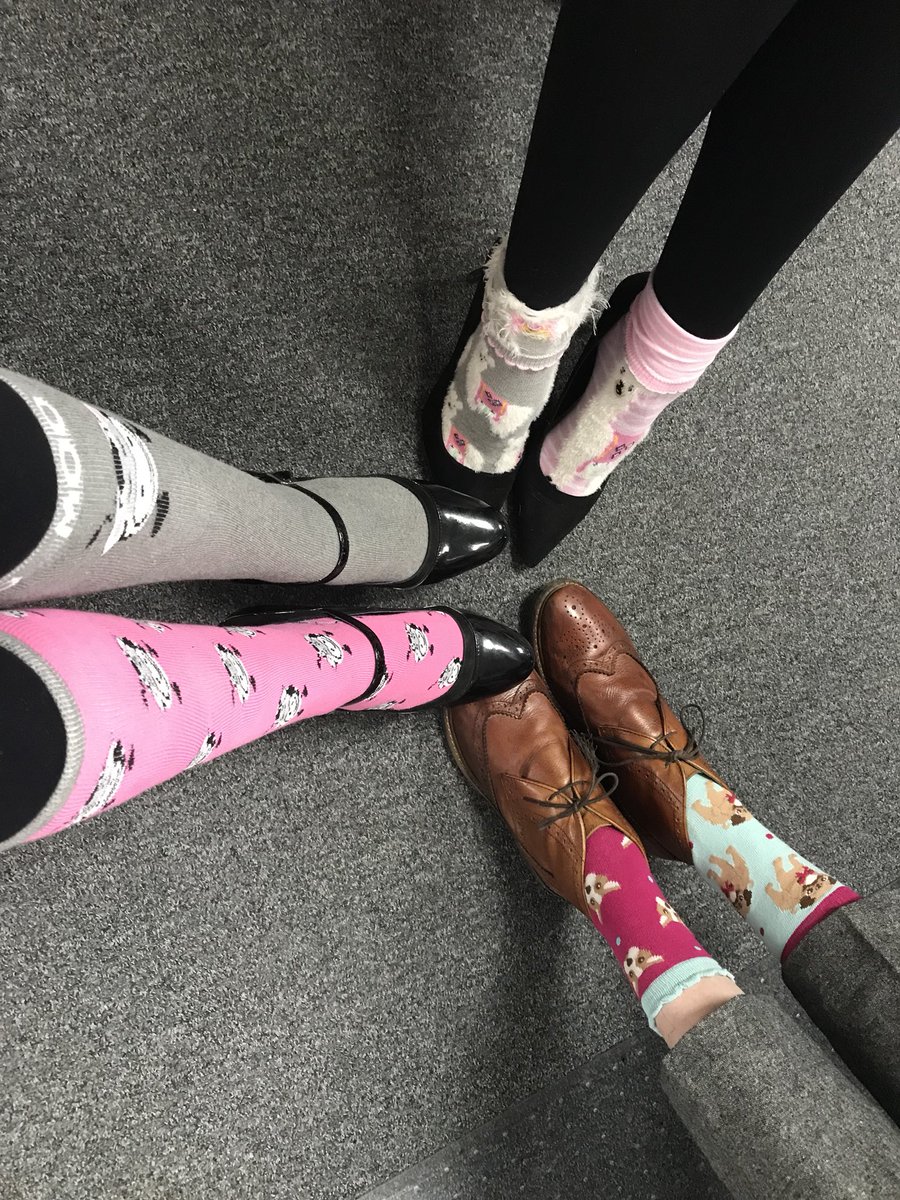 ElizabethBagen1's tweet photo. U5 accounts rocking our socks #WorldDownSyndromeDay #U5diversity @Niamh123123 https://t.co/qm0P0wlr4E
