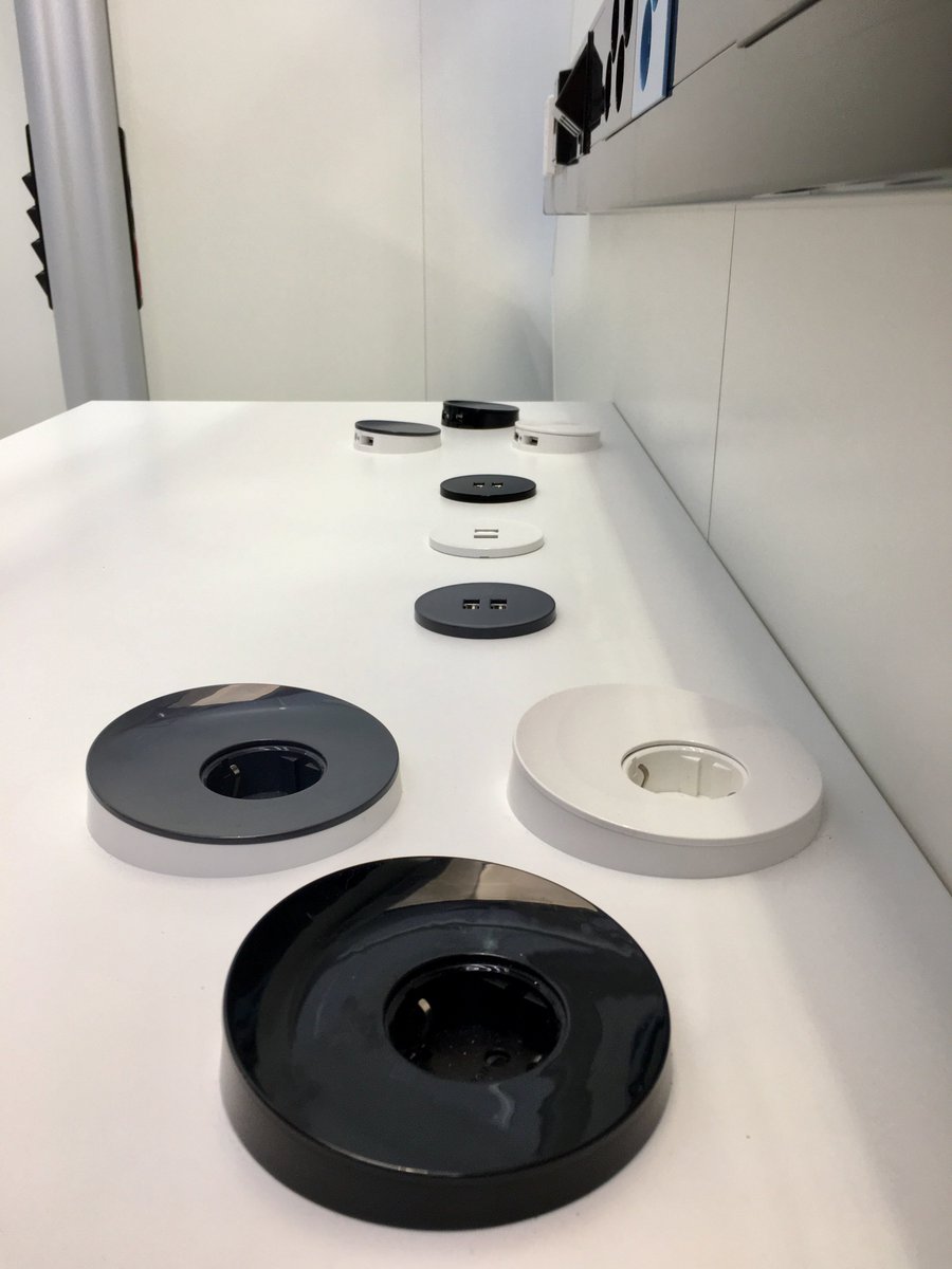 EnstoGroup's tweet photo. New at #LB18! Meet Ensto Point, new product portfolio for smart furniture electrification and #workpoints optimized for today's working trends and mobile equipment. #SmartBuildings #smartdesign #martela https://t.co/uXBpvm9YF0 https://t.co/GWPqRiRa6L