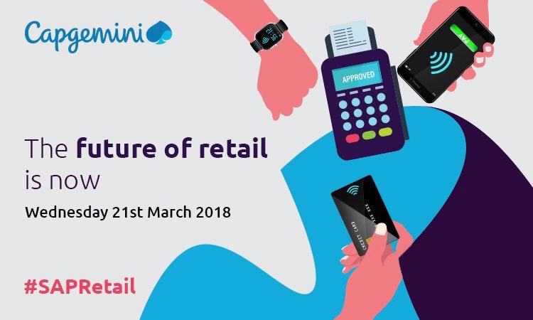 If you’re at #SAPRetail today, check out my colleagues <a href="/Bhavesh_Unadkat/">Pudgy Penguins | Official News| Rewards is Live!</a> and <a href="/justinms1/">Justin Smith</a> from <a href="/CapgeminiUK/">CapgeminiUK</a> speaking about the #FutureOfRetail