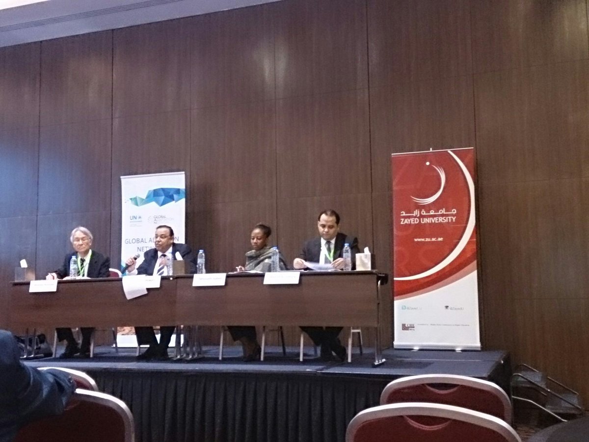 Babu_UNEP's tweet photo. #GANFORUM Prof Watanabe chairing closing session and Prof Fares of Zayed University summarising discussion of last two days, @UNEPAsiaPacific @UNEP https://t.co/WSIxxGfzfK