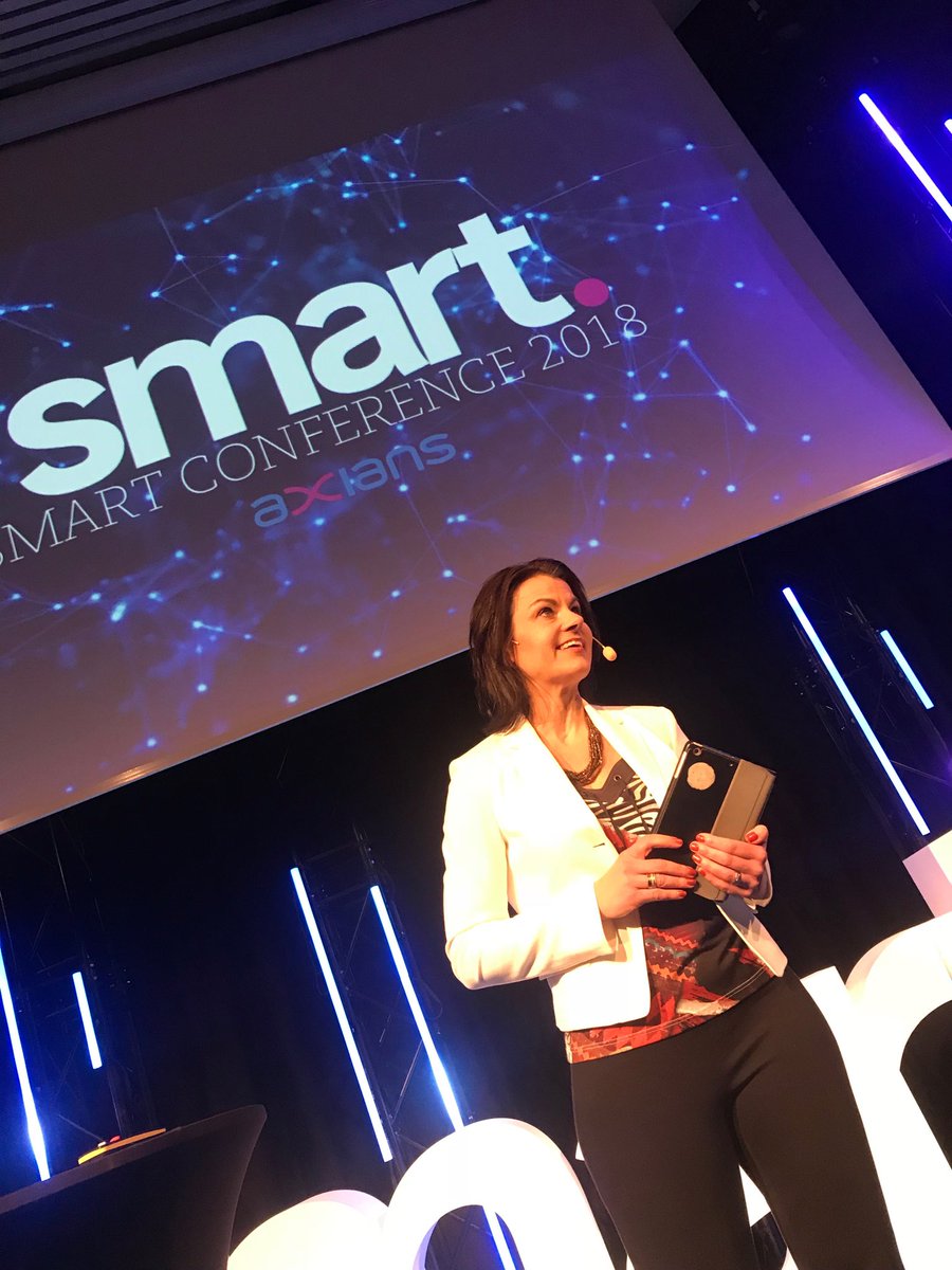 Härligt att vara här i år igen, även om det är i ny roll. @axians #smartconference