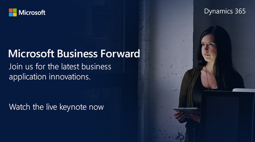MSPowerBI's tweet image. The wait is over- #MSBusinessFwd Amsterdam starts now! Join us live to preview upcoming #MSBizApps and more: msft.social/Uvp6uv