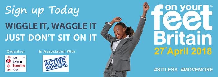 getSCOTstanding's tweet photo. Why not also share with your network @getGBstanding‘s #OnYourFeet-Day? So they too can enjoy the opportunity to stand more @ work.  https://t.co/xcbrlvnBtM  #OYF2018 https://t.co/vhc7z6g2EX