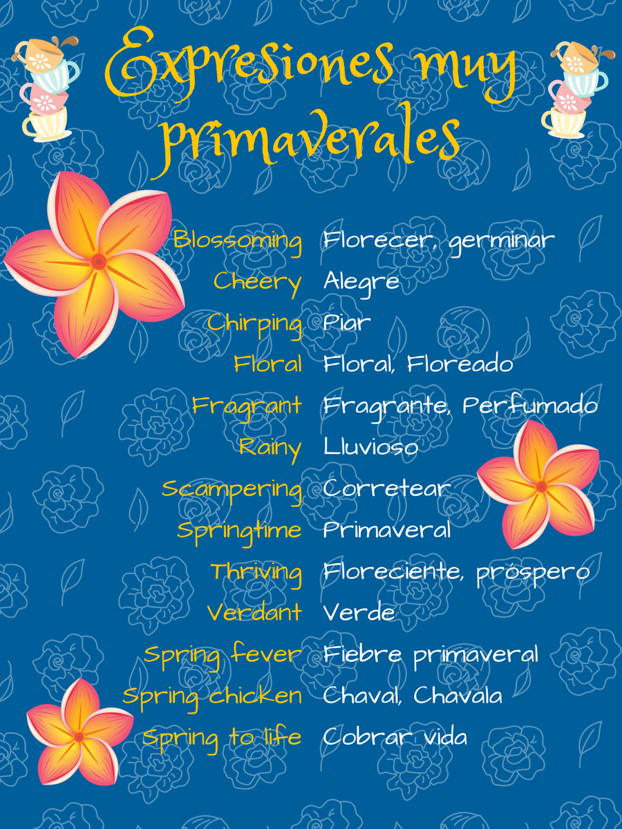 infoidiomas's tweet photo. ¡#FelizMiercoles y bienvenida a la primavera! Eso sí, sin alergias ni diluvios universales de por medio por favor https://t.co/RLdqNuTkvV