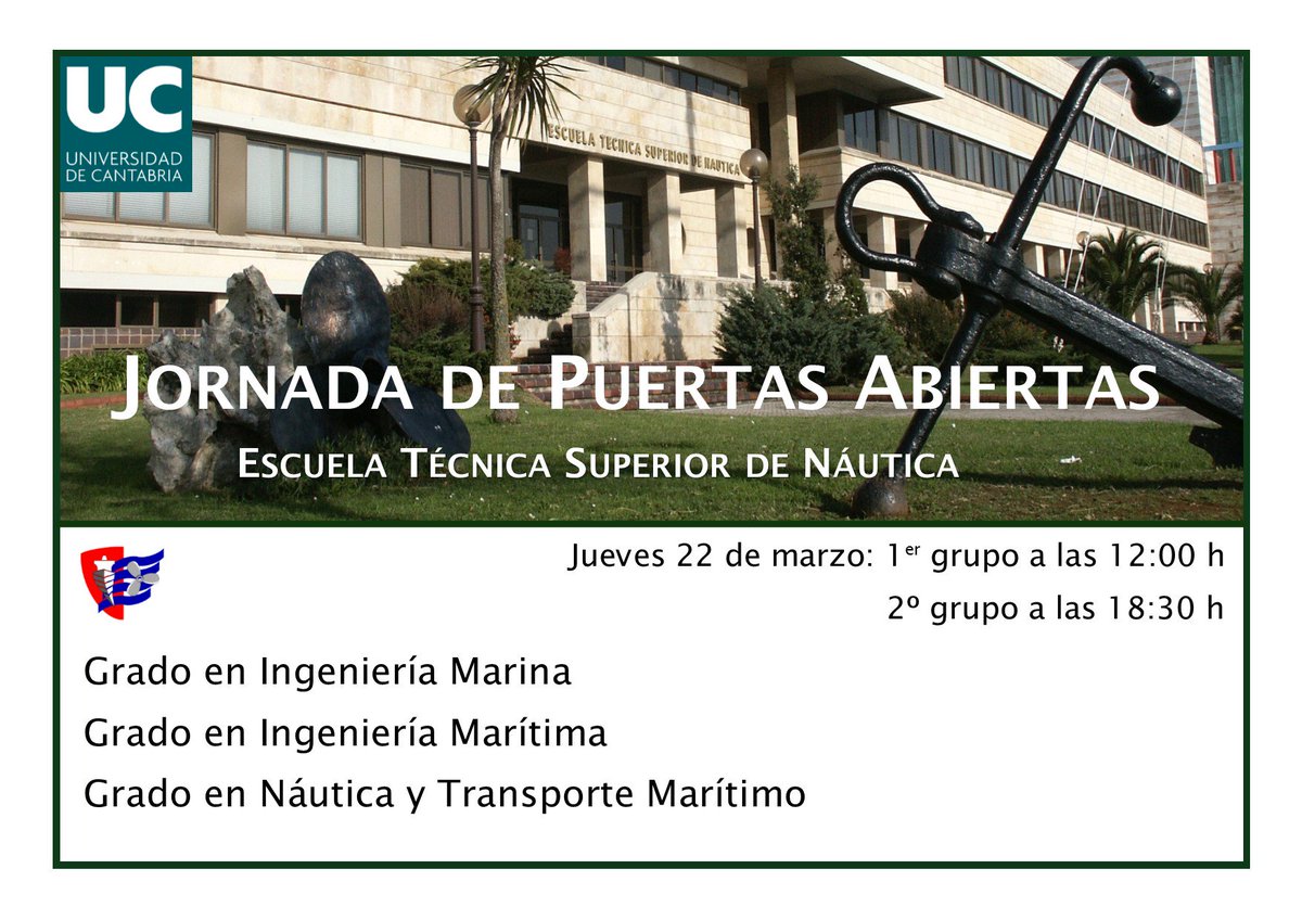 Ets Nautica Santander On Twitter Manana En La Escuela Jornadas