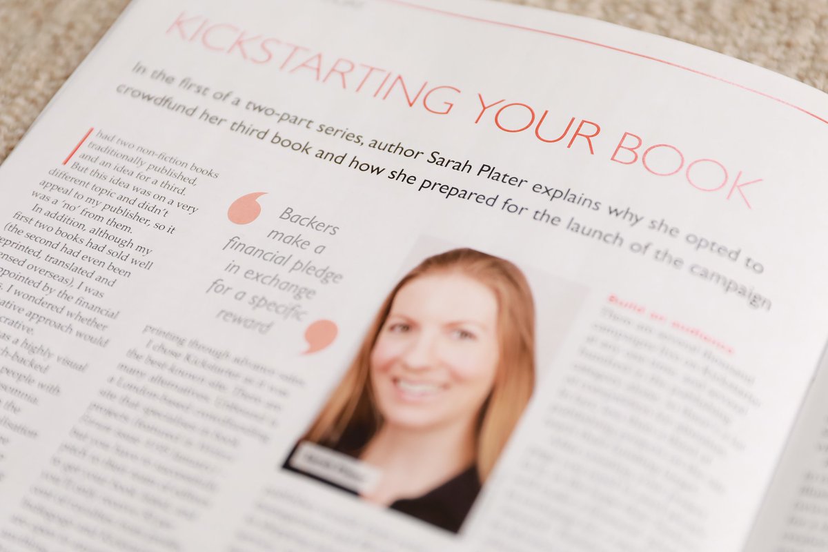 My piece on launching a crowdfunding campaign for your book is in this month’s edition of <a href="/Writers_Forum/">Writers' Forum Mag</a> magazine, out now.

#crowdfunding #getpublished #writersforum #freelancewriter #kickstarter