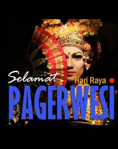 Happy Pagerwesi Day...
Pagerwesi is a Balinese ceremony celebrated every 210 days according to  the traditional Balinese calendar, just three days after the Saraswati  festivities.