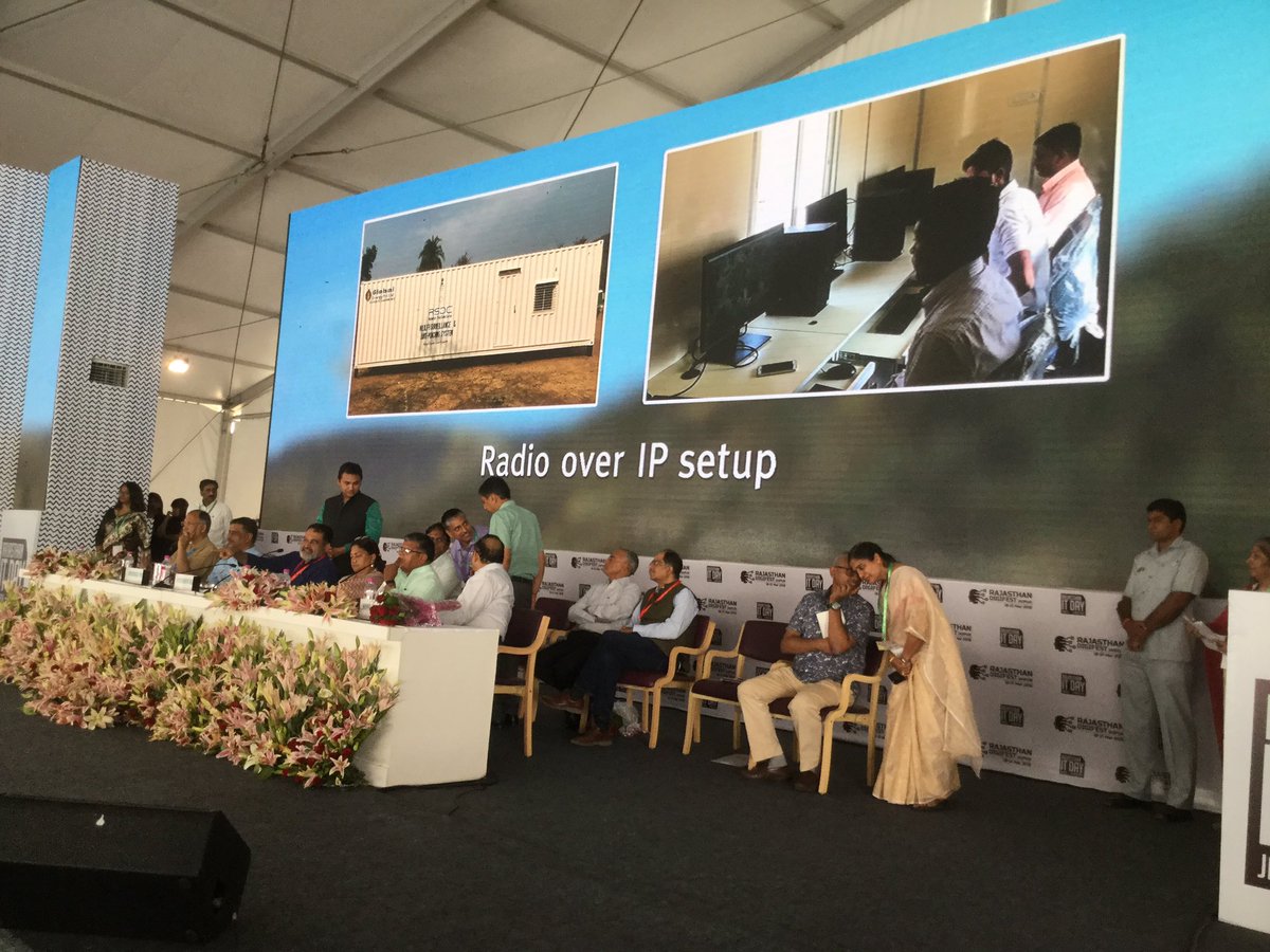 Wildlife Surveillance System launched by CM <a href="/VasundharaBJP/">Vasundhara Raje</a> #RajasthanITDay2018