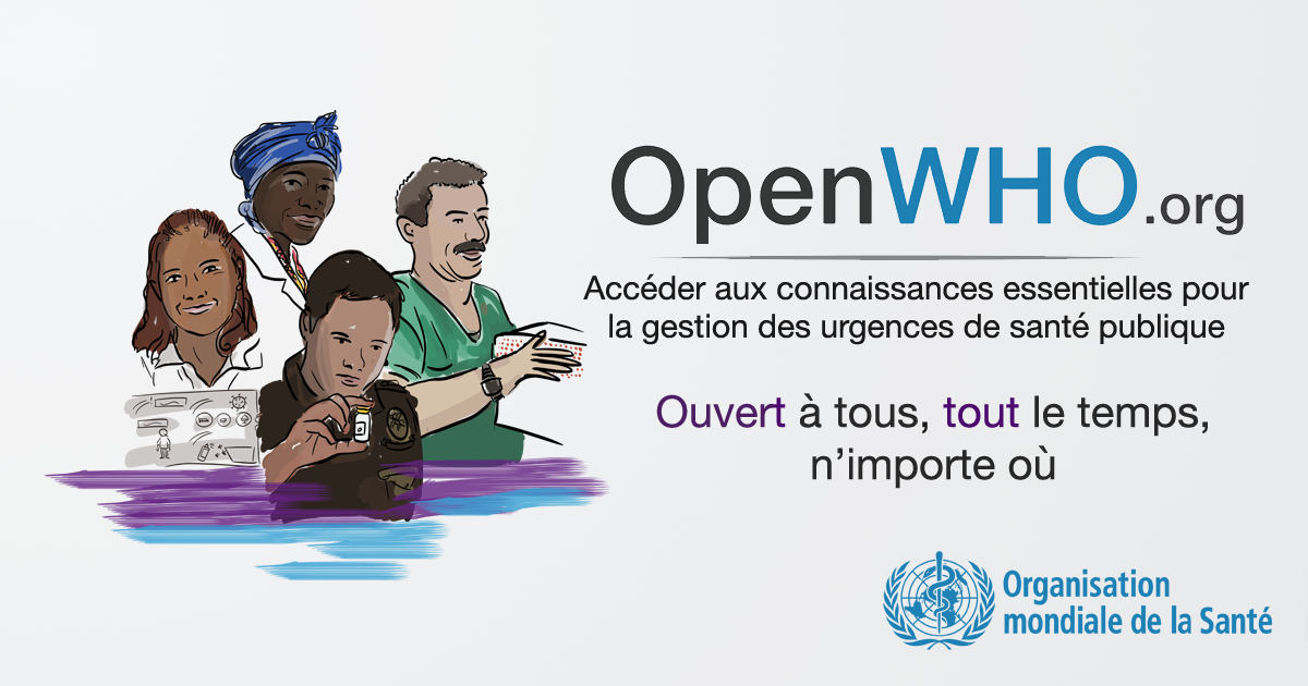 "#OpenWHO offre des cours en ligne gratuits…" - @WHO, WHO ... - 1200 x 630 png 787kB
