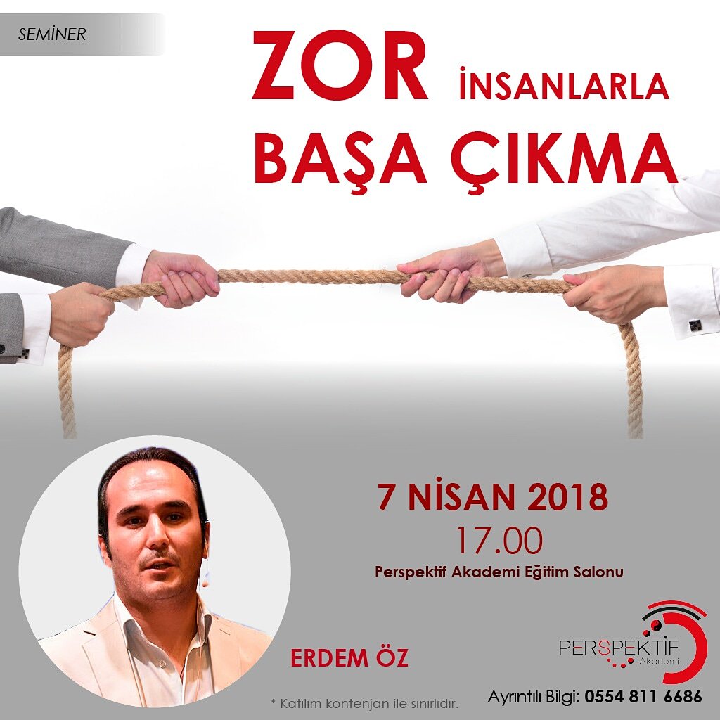 PerspektifA's tweet photo. Balonlar, Buldozerler,
Pasifler, Saldırganlar…
Sen Ne Kadar Kolaysın!? #perspektifakademi #kisiselgelisim #antalyadaseminer #antalya

https://t.co/Xi3sXp8b7G https://t.co/YqeFES9X7q