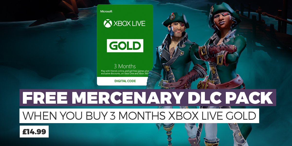 sea of thieves xbox live gold