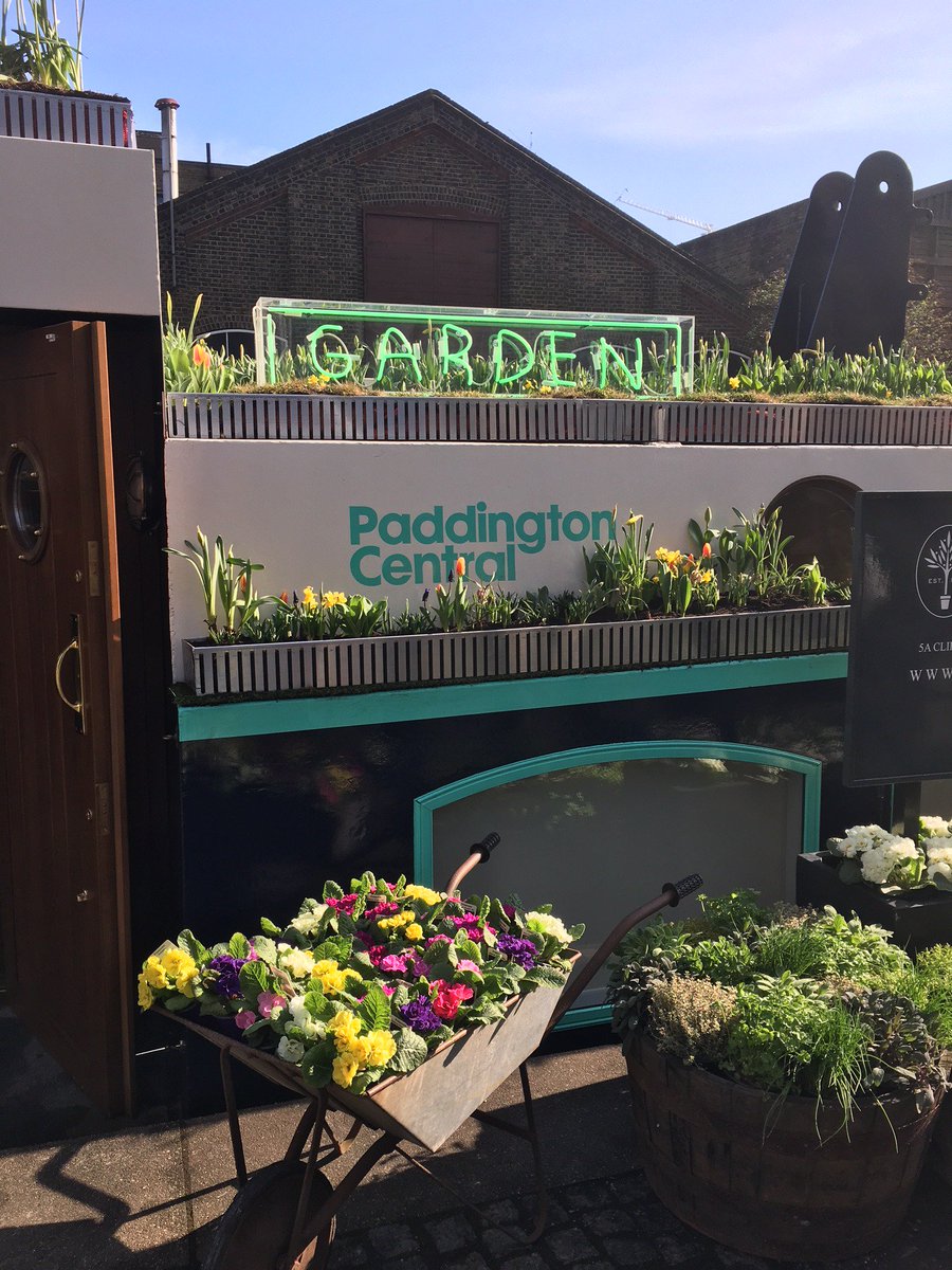 BritishLandPLC's tweet photo. Spring has arrived @paddingtoncen with events celebrating #WorldPlantingDay, including the floating meadow barge as well as gardening and wellbeing talks from @alice_emily #PaddingtonSPRING https://t.co/AOWyGBVtSQ