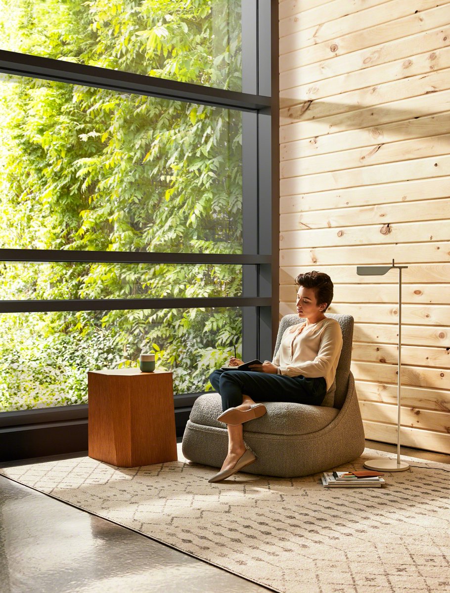 For today's on-the-go workers, a private oasis is exactly what’s needed to prep for the next meeting &amp; gather thoughts. See our ideas for focus &amp; rejuvenation spaces: bit.ly/2tRLa6P
