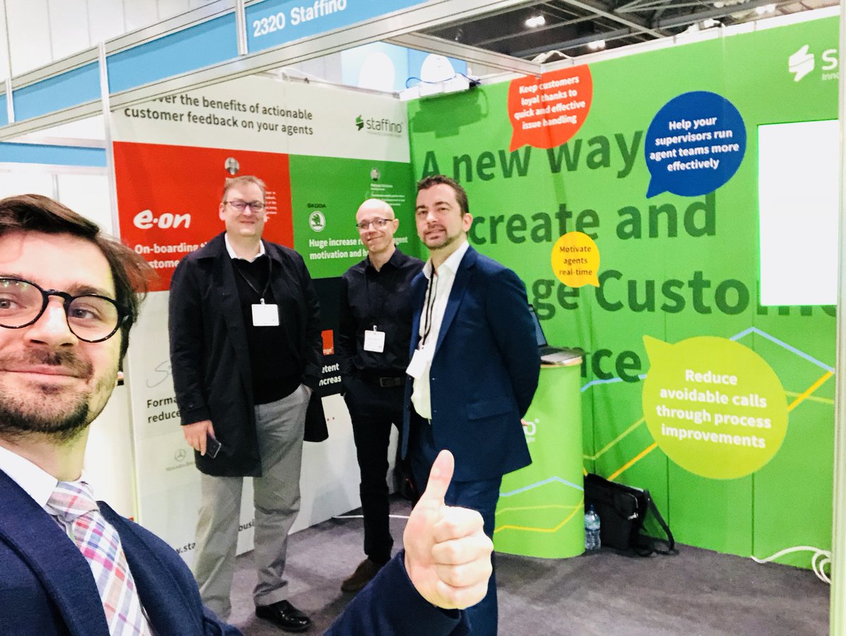 Prepped and ready to help. <a href="/CallCentreEx/">Contact Centre Expo UK</a> #stand 2320 #CallContact18 #Staffino_uk #Staffinoapp