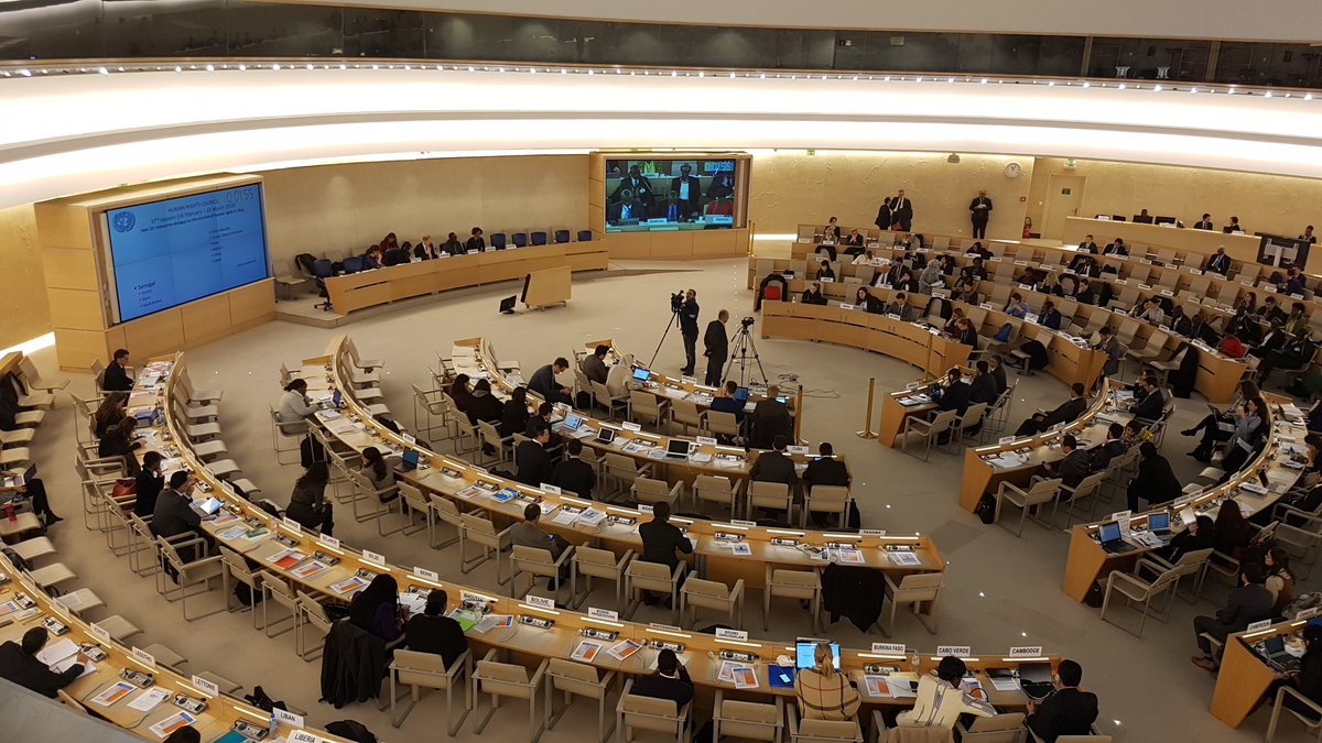 Live now @ Human Rights Council in Geneva.