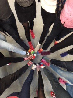 ForwardRole's tweet image. The Forward Role team have rocked up in #LotsOfSocks today in support of #WorldDownSyndromeDay 
#WDSD18
