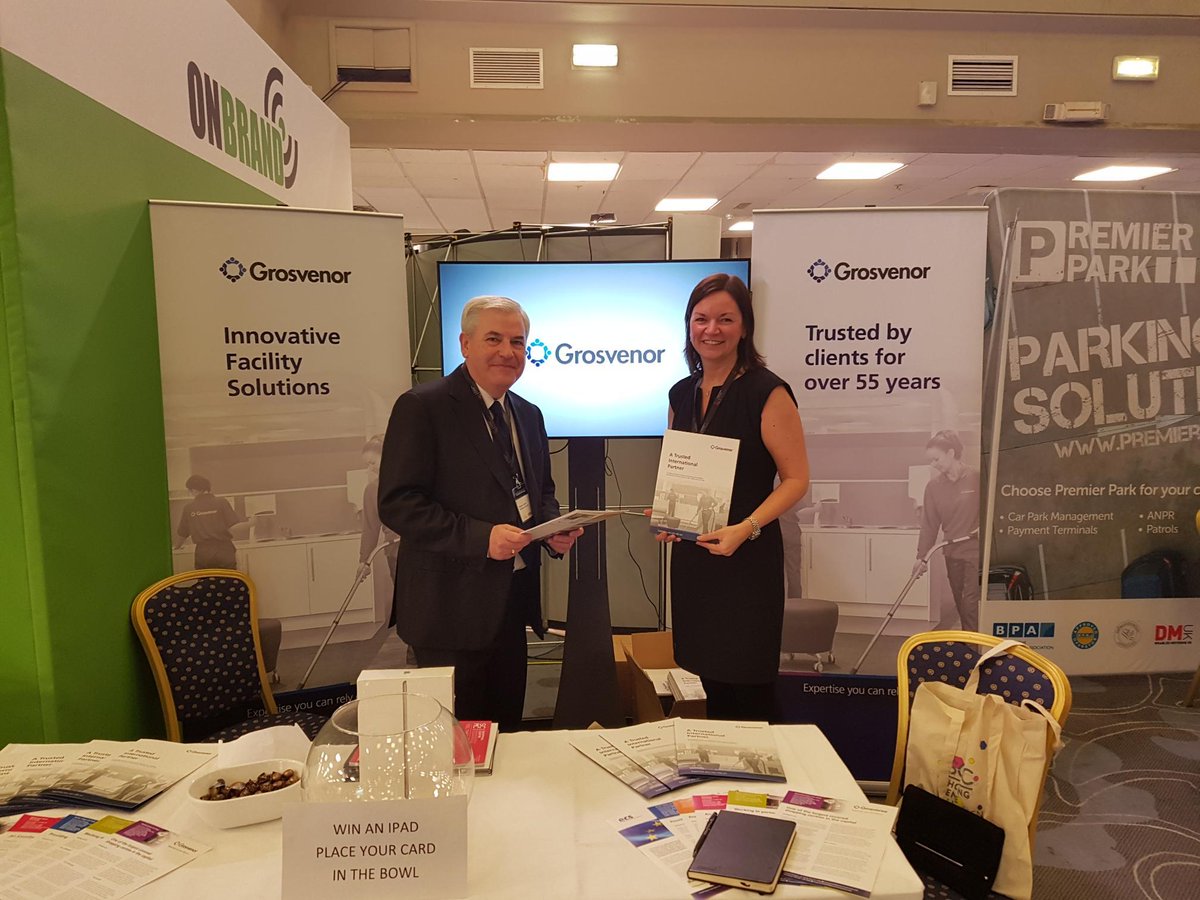 We're all set and ready to go at #SCMC2018, come and visit our Group Business Director, Lucy Lott and Chief Operations Officer, Stephen Creaner for a chance to win an #iPad