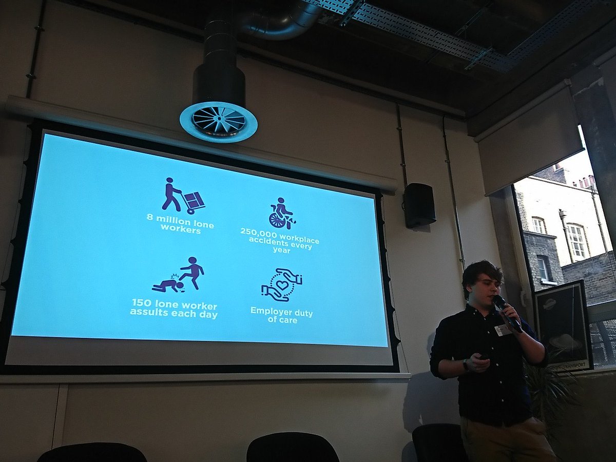 mariashiao's tweet image. . @_tended from consumer to business addressing lone workers #IoTTribe #TechGames