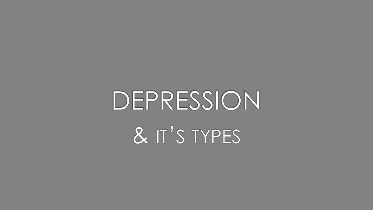 Cardio_yoga's tweet photo. Depression and it's types - must be known to everyone: https://t.co/ErTOatajFU
#depression #depressed #DepressionIsReal #DepressionDiary #typesofdepression #MajorDepression #stressedout #stress #Anxiety #anxietydisorders #Behealthmaniac https://t.co/WTiseqE3jF
