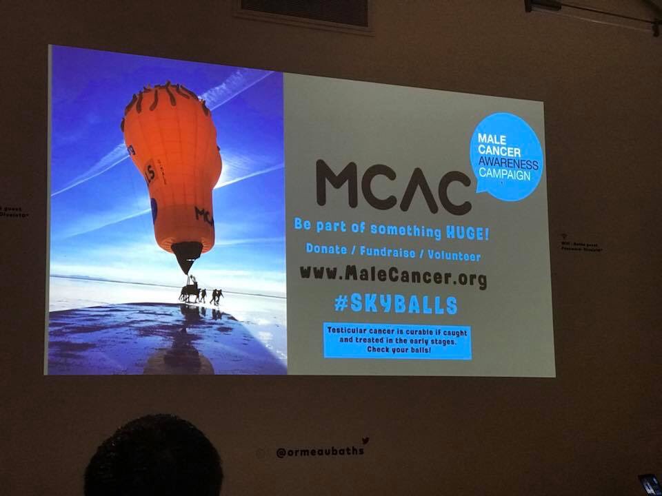TUCCofficial's tweet photo. Honoured to attend the European Premier of Ryan Hartsell’s film ‘The Evolution of Testicles’ by the lovely @LauraLacole . A 360 film, staring by @BigBoyler , raising awareness of testicular cancer. A fabulous immersive VR experience film. Released on @facebook soon! #Skyballs https://t.co/bWbDn0lsDO