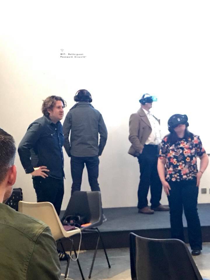 TUCCofficial's tweet photo. Honoured to attend the European Premier of Ryan Hartsell’s film ‘The Evolution of Testicles’ by the lovely @LauraLacole . A 360 film, staring by @BigBoyler , raising awareness of testicular cancer. A fabulous immersive VR experience film. Released on @facebook soon! #Skyballs https://t.co/bWbDn0lsDO
