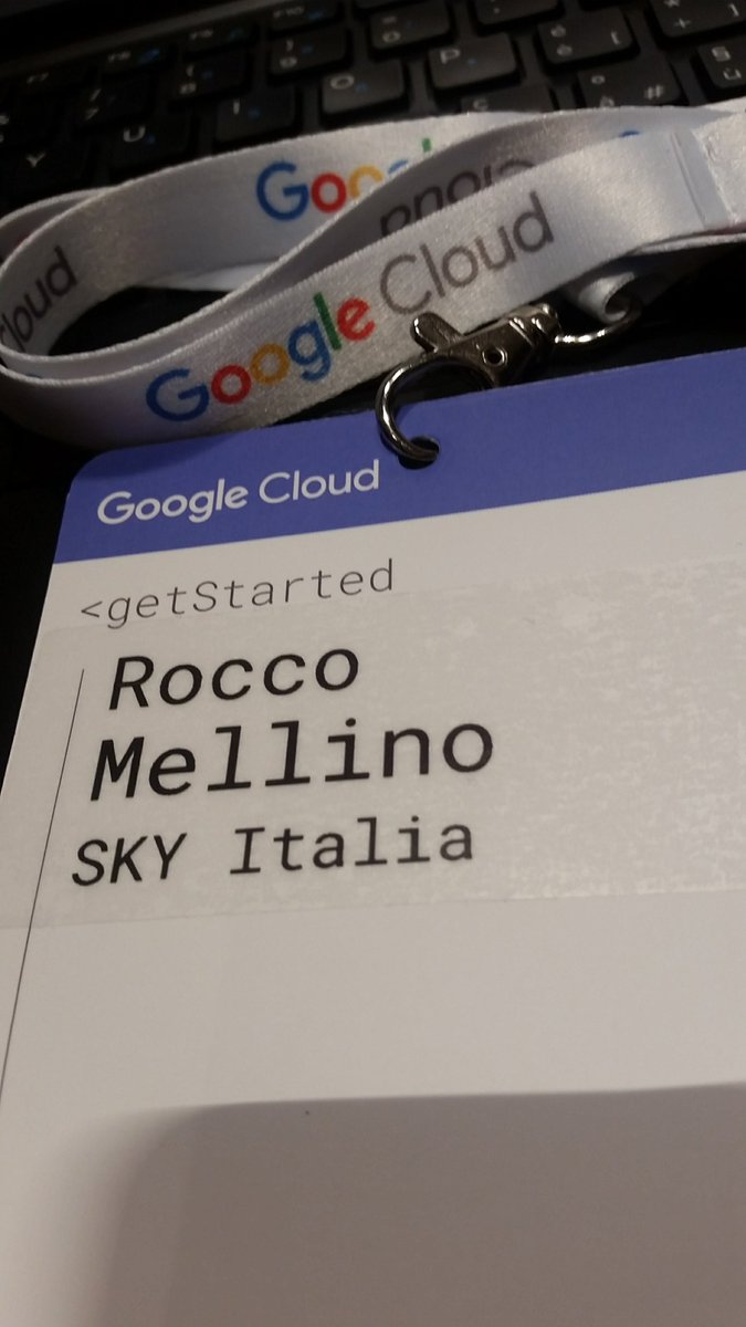RoccoMellino's tweet image. Perché il futuro è già qui! :)
#GoogleCloudOnBoard
#OnBoardChallenge