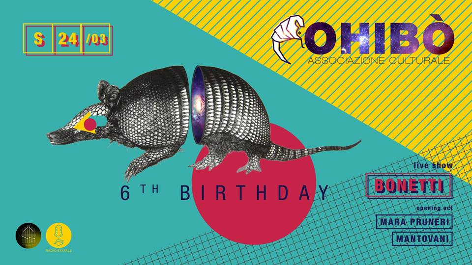 #Bonetti DOPO LA GUERRA RELEASE PARTY! 
24.03.2018 • Milano • Circolo Ohibò • FREE ENTRY 
Concerto, tante sorprese e consegna a mano di CD, poster e t-shirt. 
C'è ancora tempo per il preorder, non perdete questa occasione 
> bit.ly/2p9RS2p
<a href="/Costebooking/">Costello's</a> <a href="/weroeventi/">WERO Eventi</a>