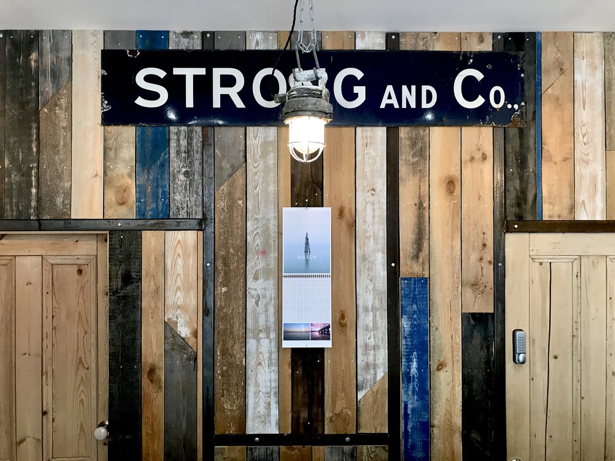 It sometimes takes a lot of people to create one thing. Sign - Ian Parmiter. Ships lamp - James Porter. Shop fit - Harleywood &amp; Co. Calendar - Some of the cities finest photographers.