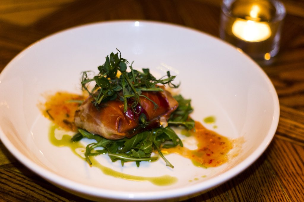 Put a spring in your step this Wednesday👍

We’ve Just launched our new spring menu &amp; can’t wait for you to try it            🍴🌼🐥🍷

The smoked mackerel &amp; Baked mozzarella are highly recommended to enjoy with a glass of wine.#WineWednesday <a href="/JWLeesBrewery/">JW Lees</a> @SOHALE01 #Cheshire