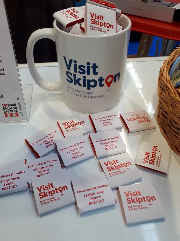 Thank you <a href="/ChocolateCw/">Chocolates and Truffles</a> for the tasty chocolates you made for the Coach Tour Conference where <a href="/VisitSkipton/">Visit Skipton</a> are this week. Nothing says #VisitSkipton like #Chocolate 🍫😊