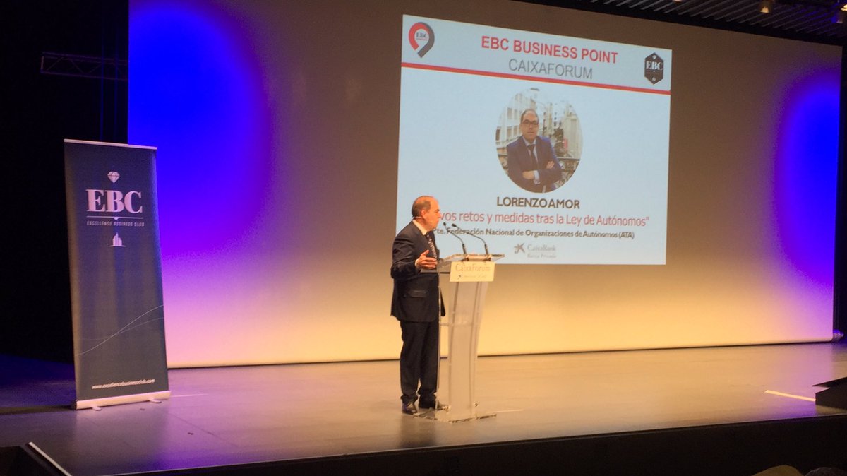"Según el INE un autónomo trabaja 12 horas diarias" #EBC #eventoempresarial